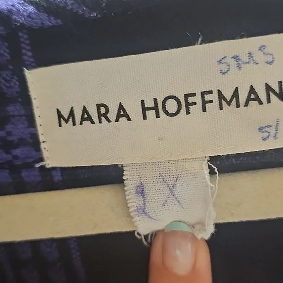 Mara Hoffman Cotton Aviva Dress In Penny Plaid - Picture 4 of 4